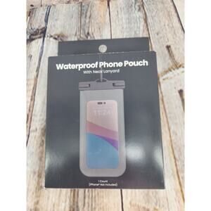 Waterproof Phone Pouch With Neck Lanyard